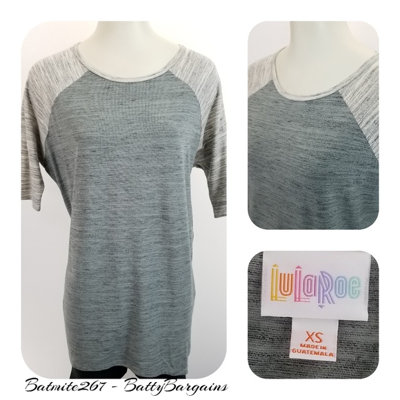 LuLaRoe Tops - SOLD!!  XS Heathered Dark Gray IRMA Tunic Shirt Top